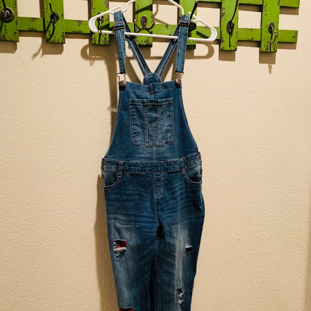 Denim overalls